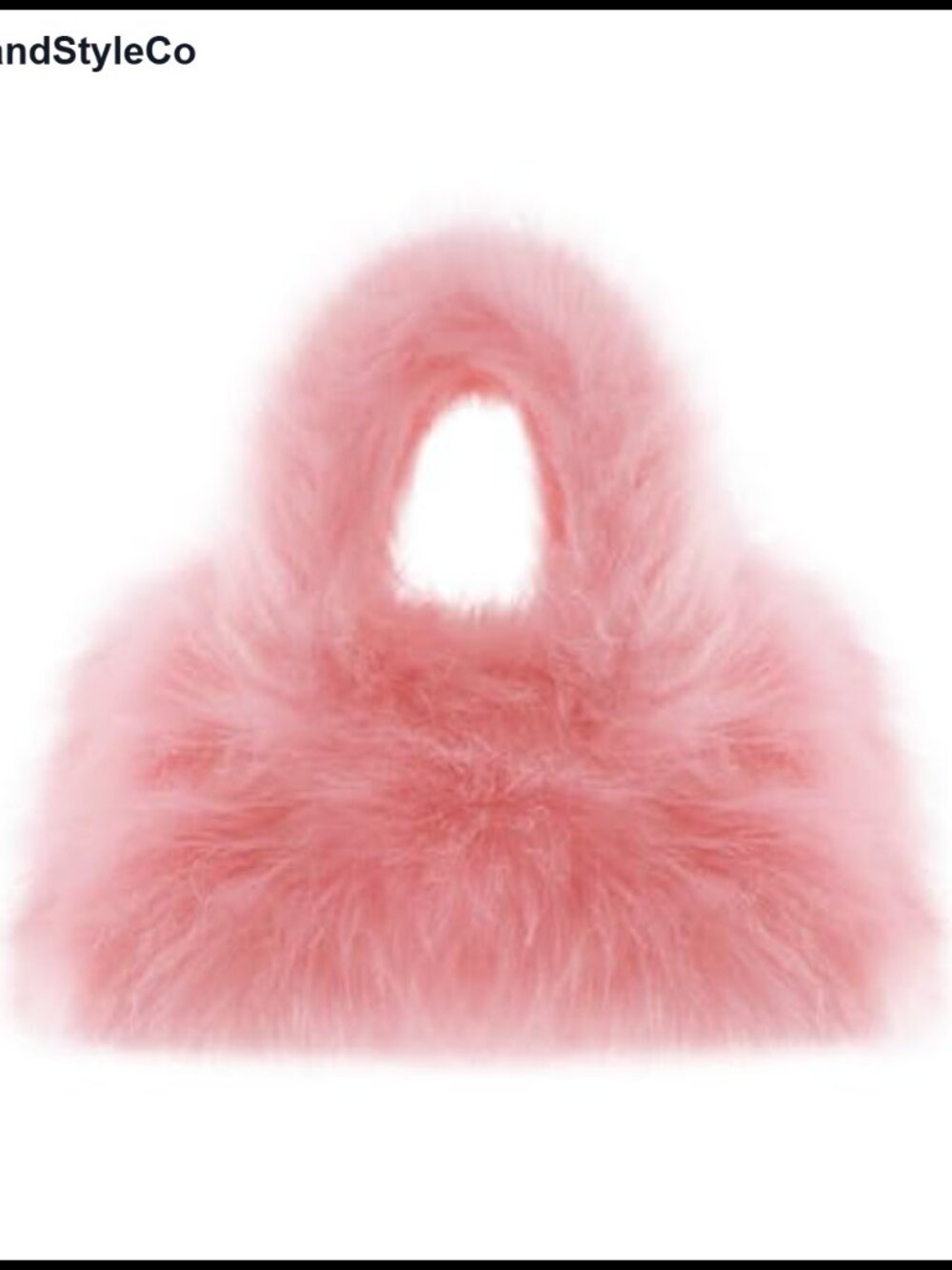 Faux Fur Fuzzy Hobo Tote Bag Soft Fluffy Purse